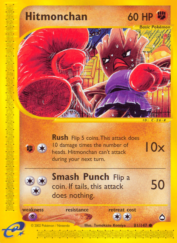 Hitmonchan Pokémon card