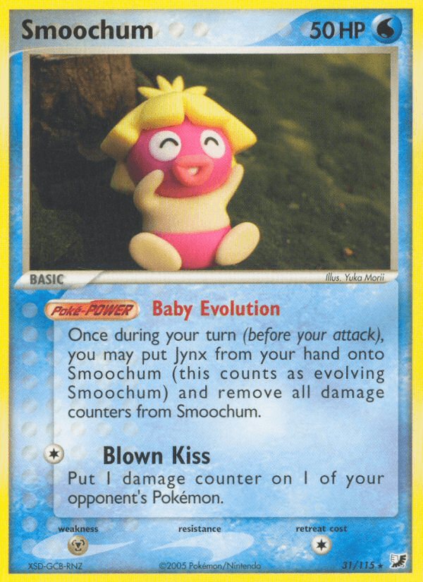 Smoochum Pokémon card