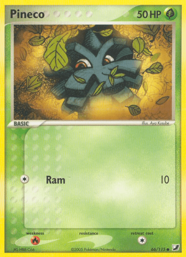 Pineco Pokémon card