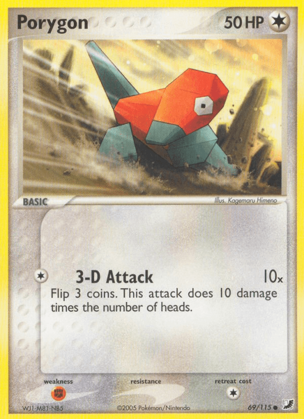 Porygon Pokémon card