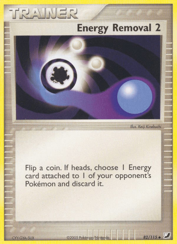 Energy Removal 2 Pokémon card