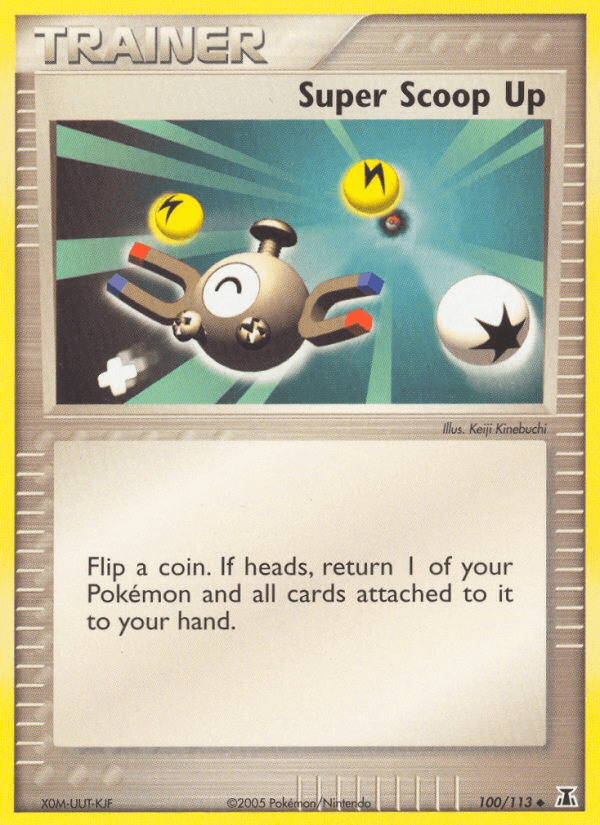 Super Scoop Up Pokémon card