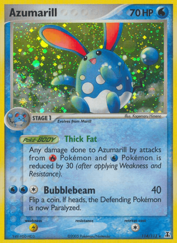 Azumarill Pokémon card
