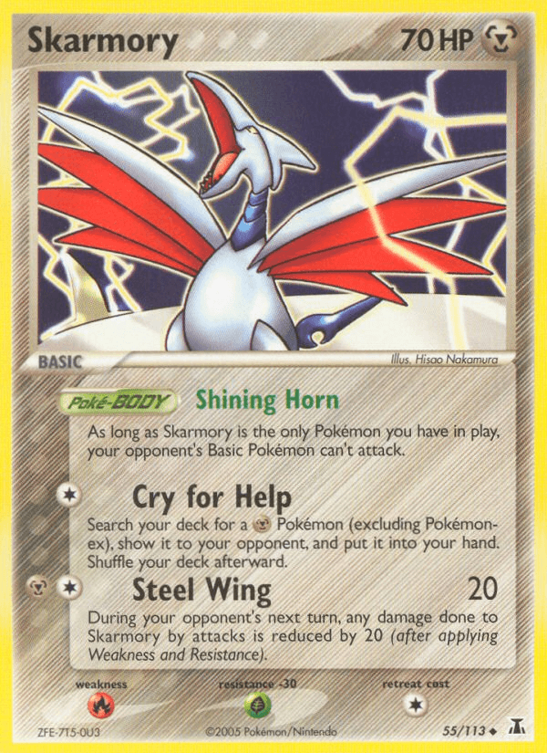 Skarmory Pokémon card