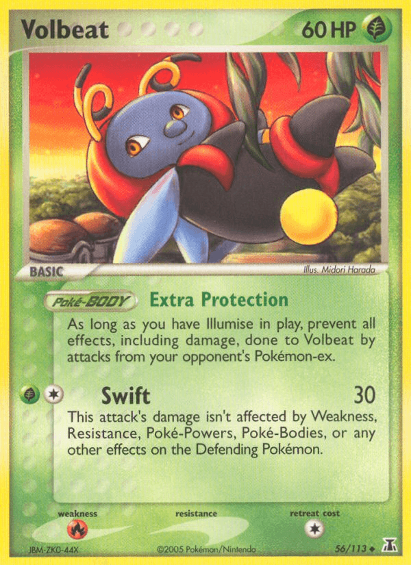 Volbeat Pokémon card