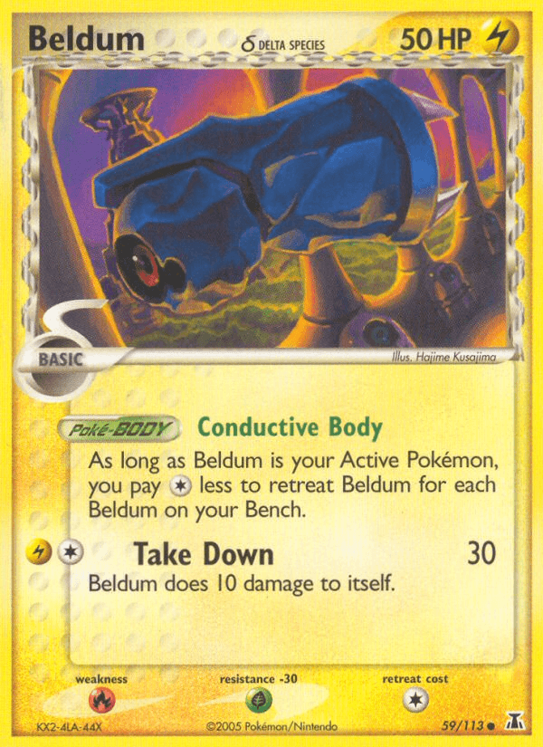 Beldum δ Pokémon card