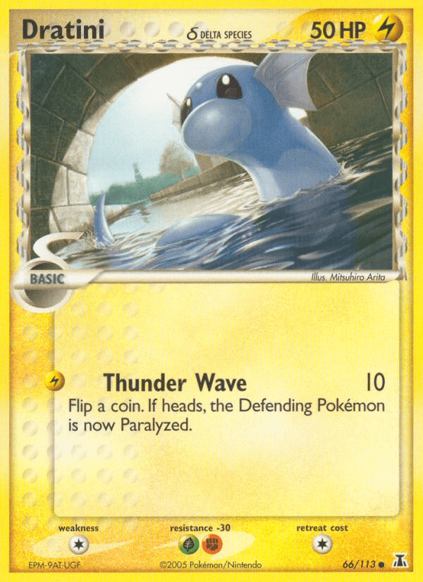Dratini δ Pokémon card