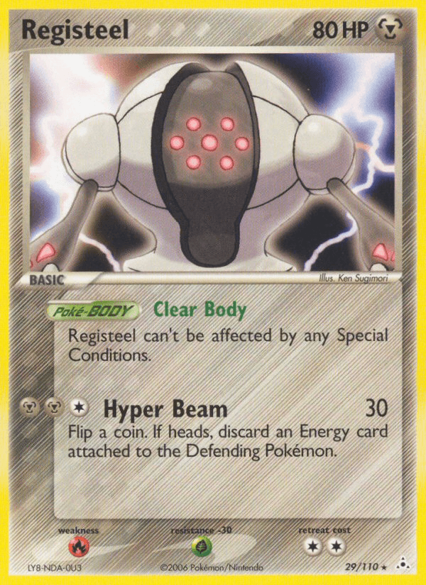 Registeel Pokémon card