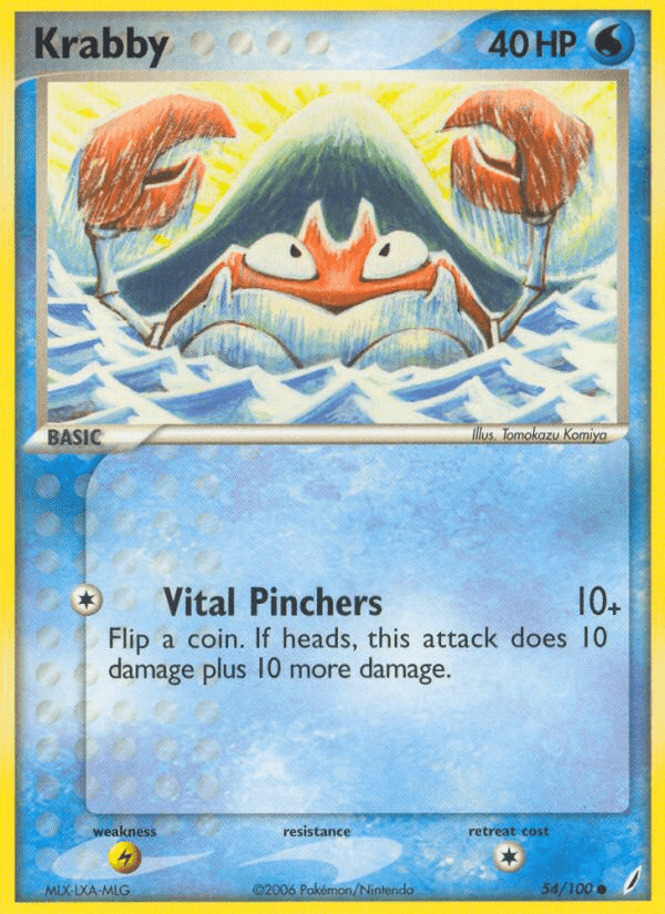 Krabby Pokémon card