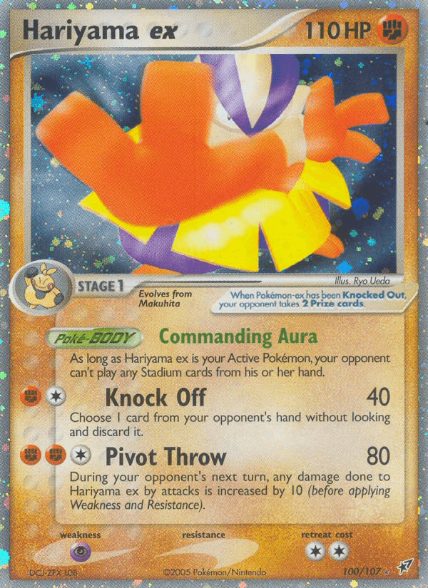 Hariyama ex Pokémon card