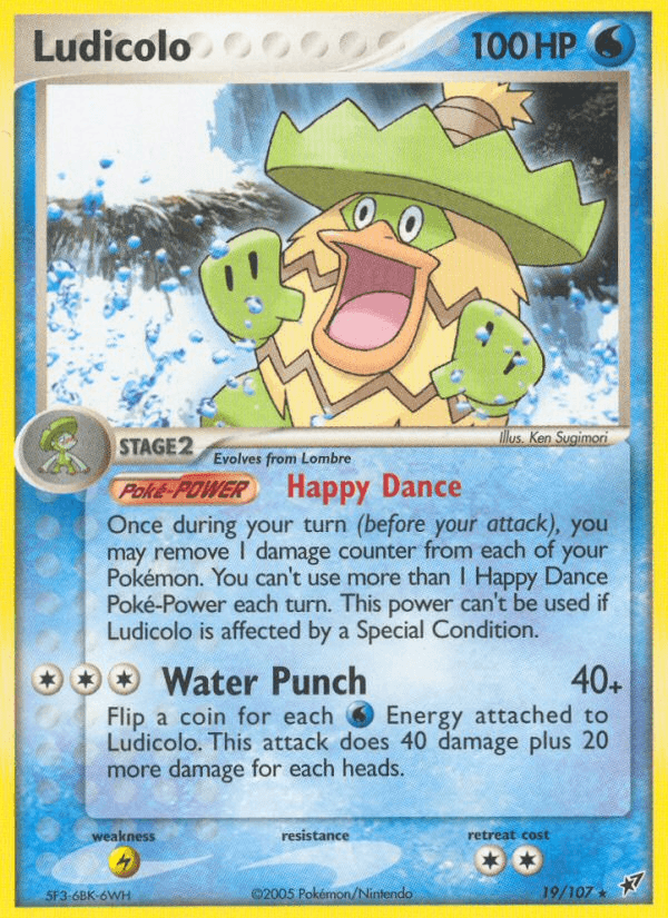 Ludicolo Pokémon card