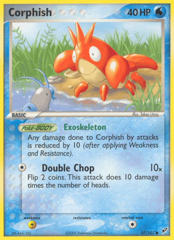 Corphish Pokémon card