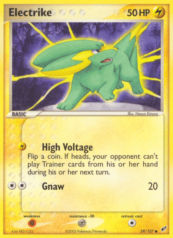 Electrike Pokémon card