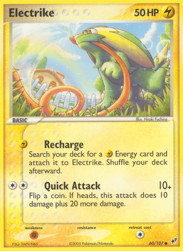 Electrike Pokémon card