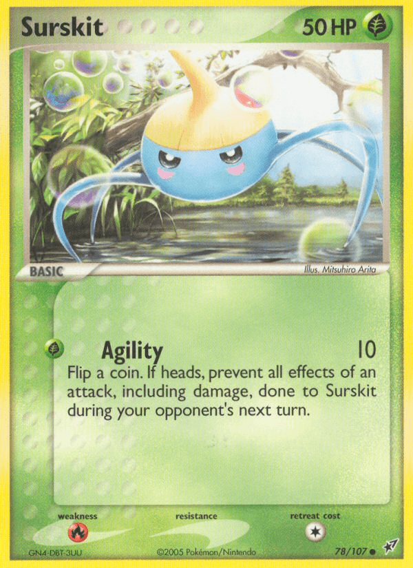 Surskit Pokémon card