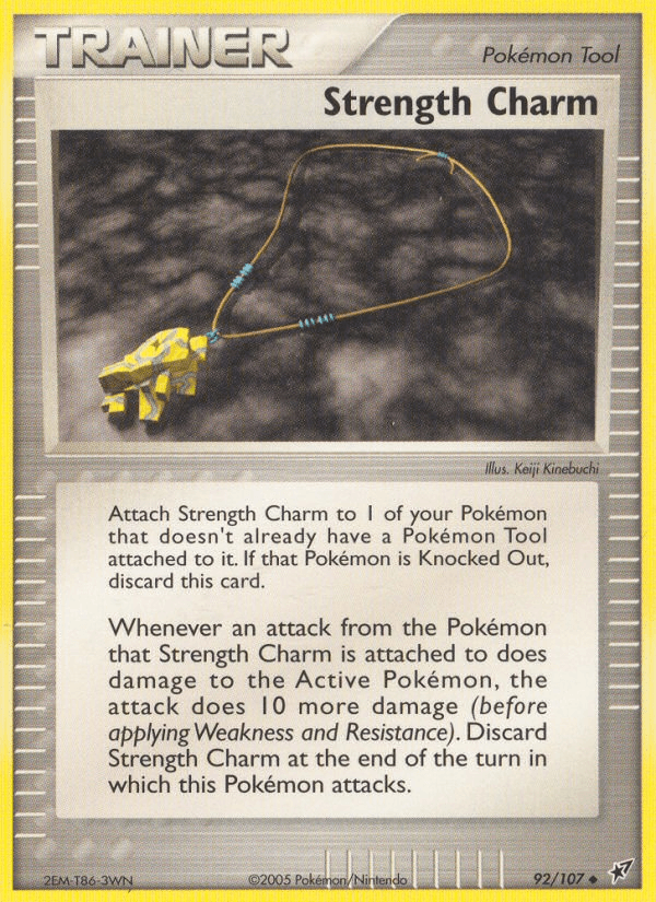 Strength Charm Pokémon card