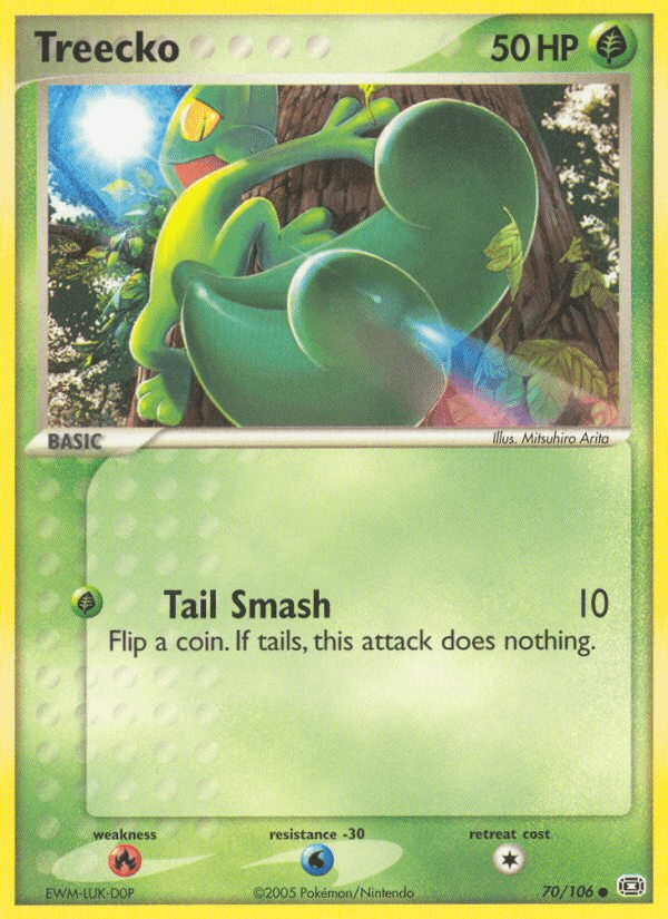 Treecko Pokémon card