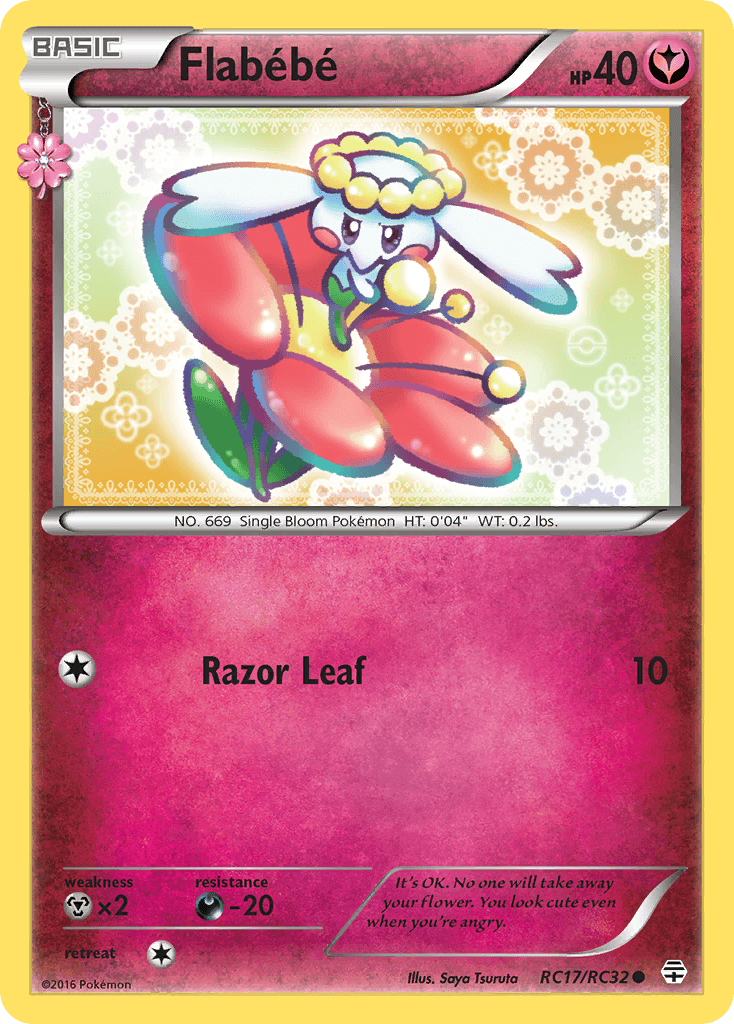 Flabébé Pokémon card
