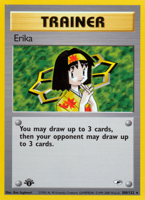 Erika Pokémon card