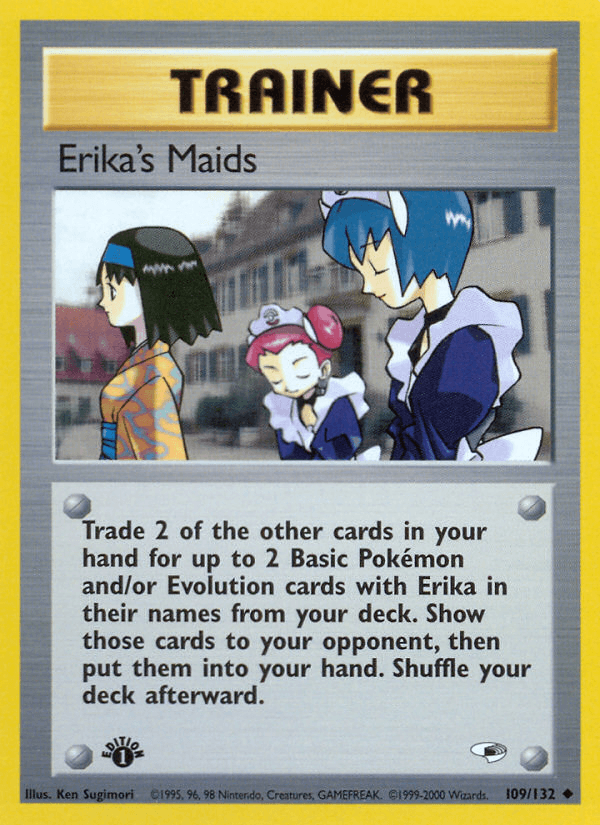 Erika's Maids Pokémon card
