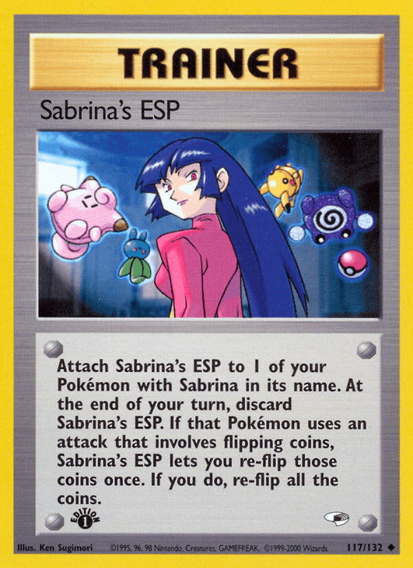 Sabrina's ESP Pokémon card