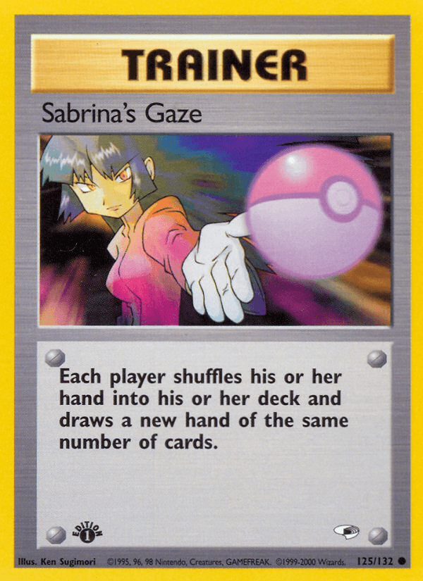 Sabrina's Gaze Pokémon card