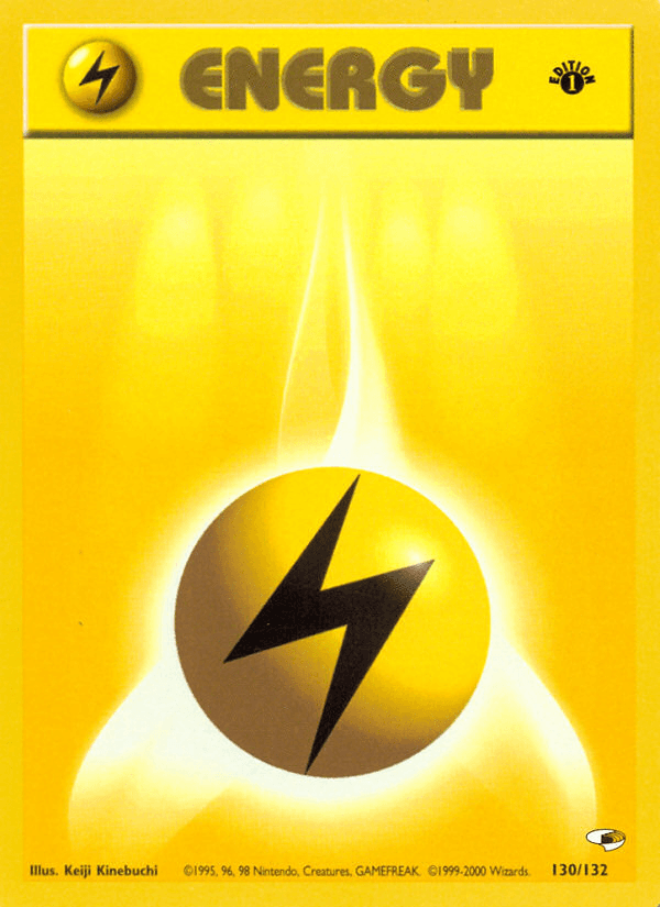 Lightning Energy Pokémon card
