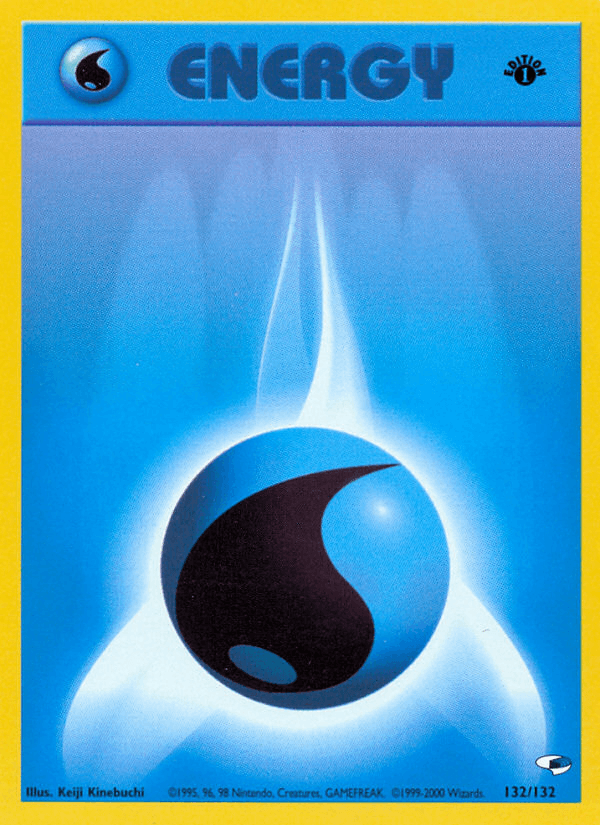 Water Energy Pokémon card