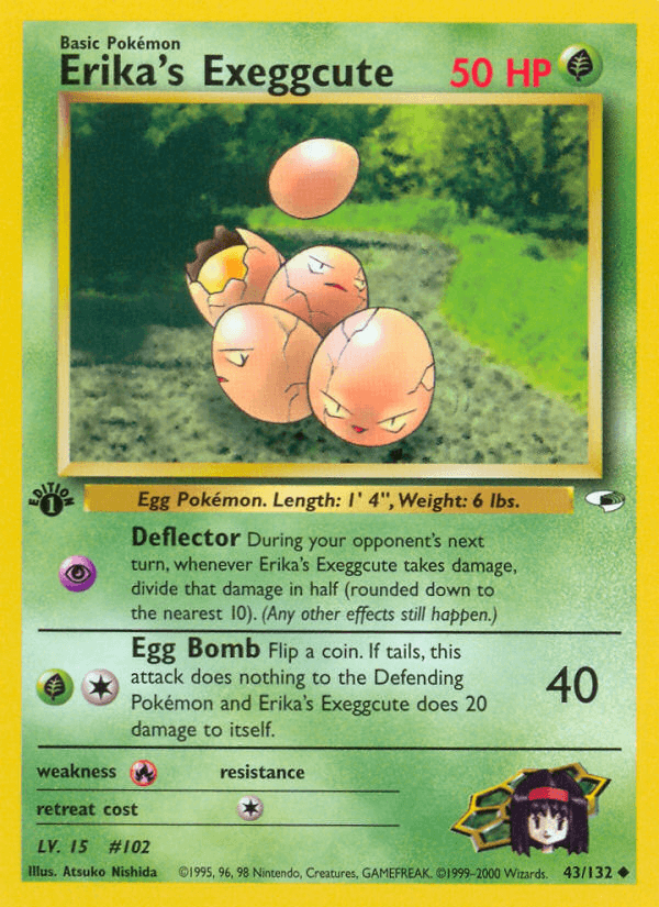 Erika's Exeggcute Pokémon card