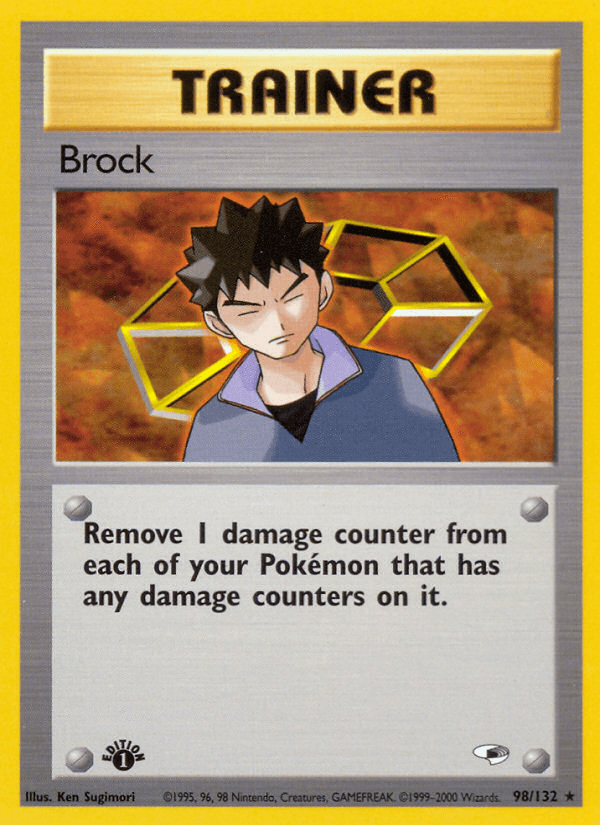 Brock Pokémon card