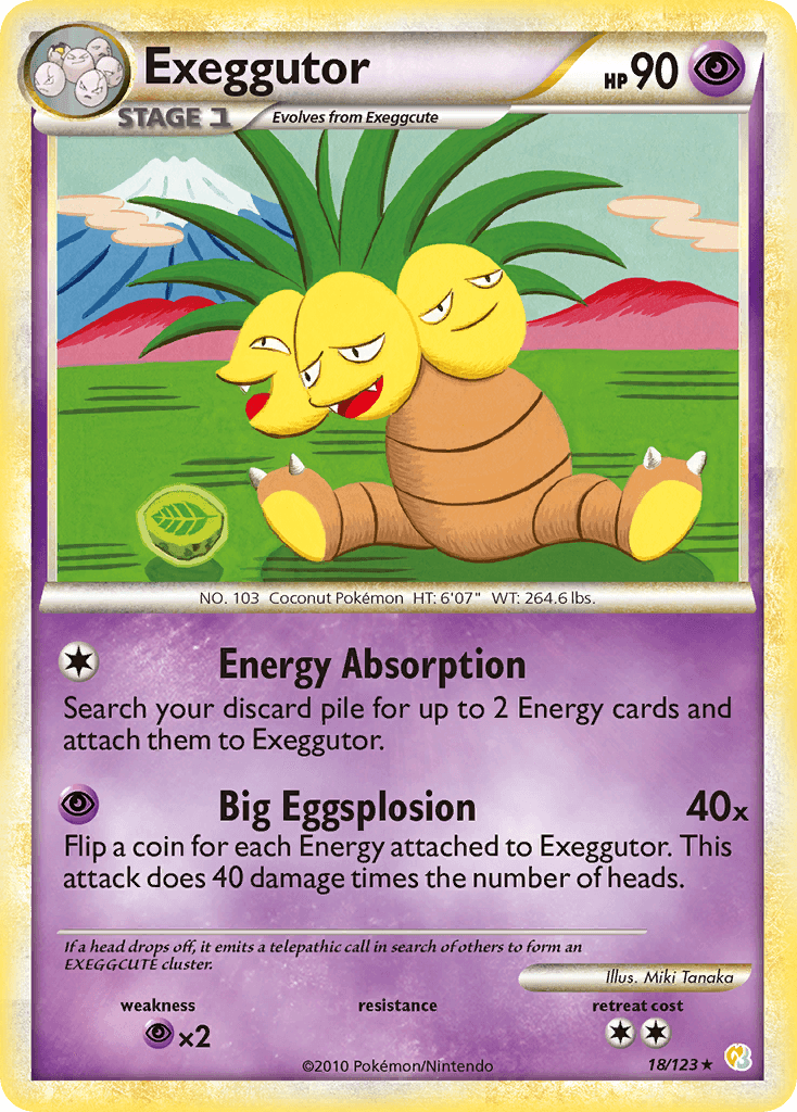 Exeggutor Pokémon card