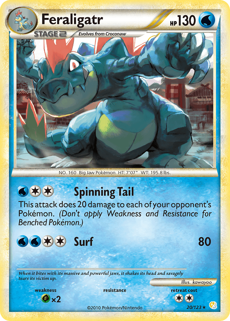 Feraligatr Pokémon card