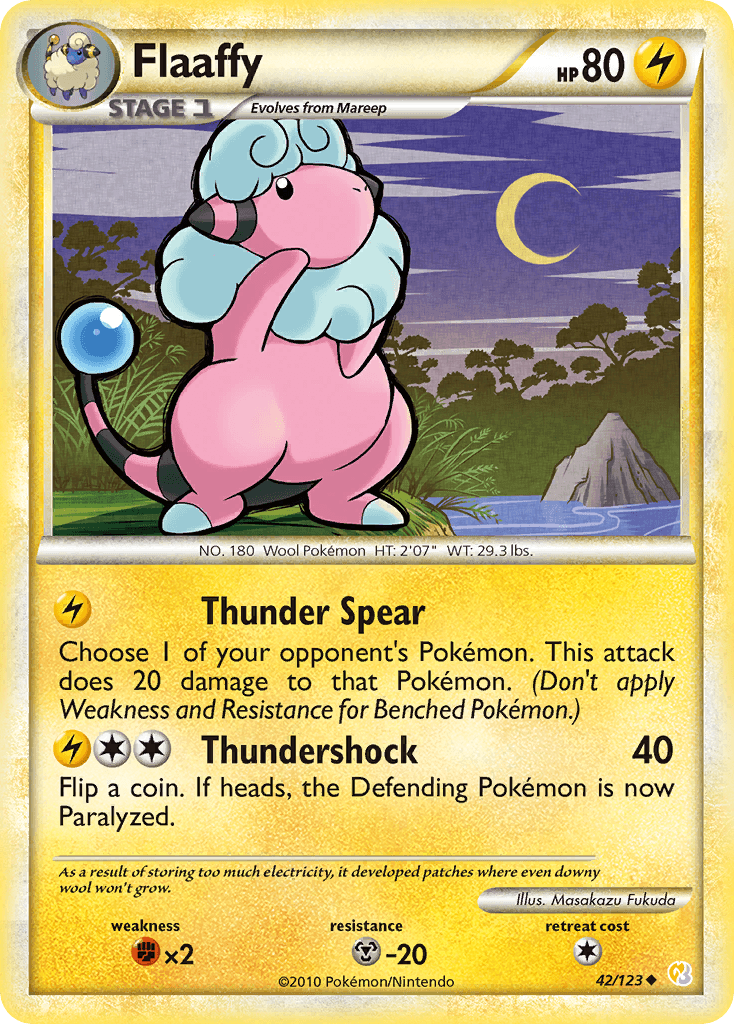 Flaaffy Pokémon card