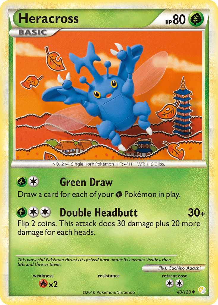 Heracross Pokémon card