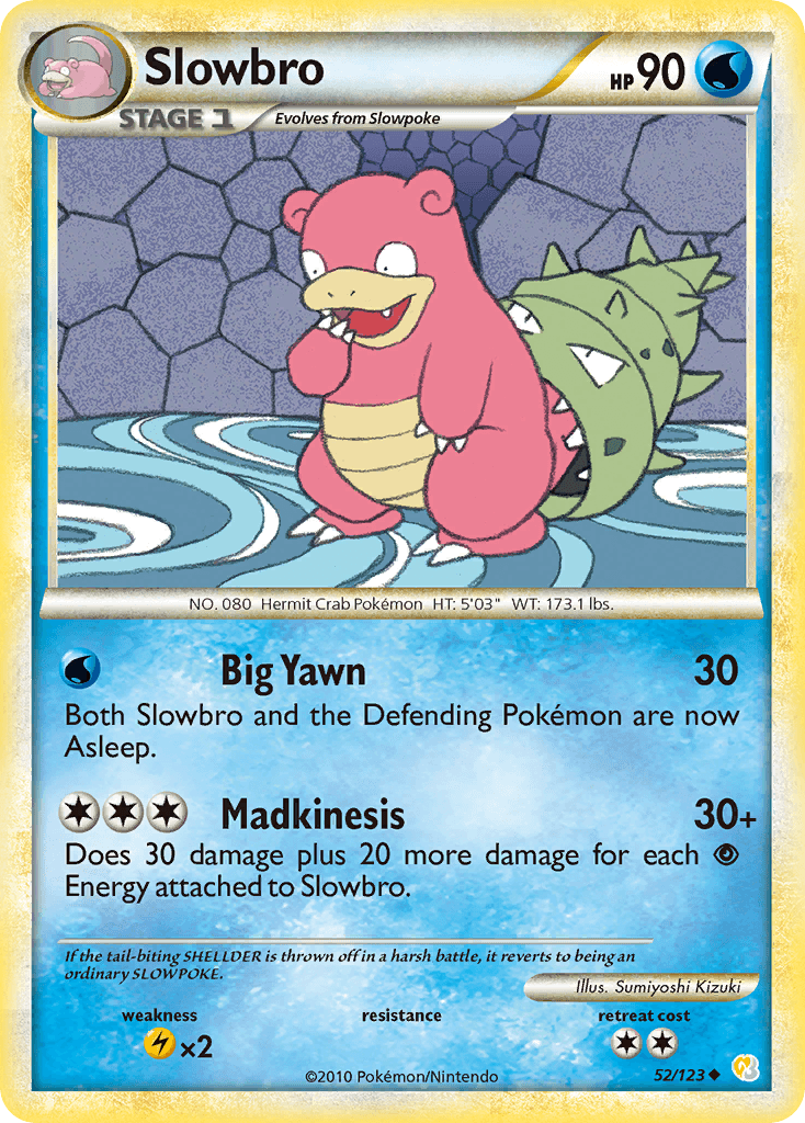 Slowbro Pokémon card