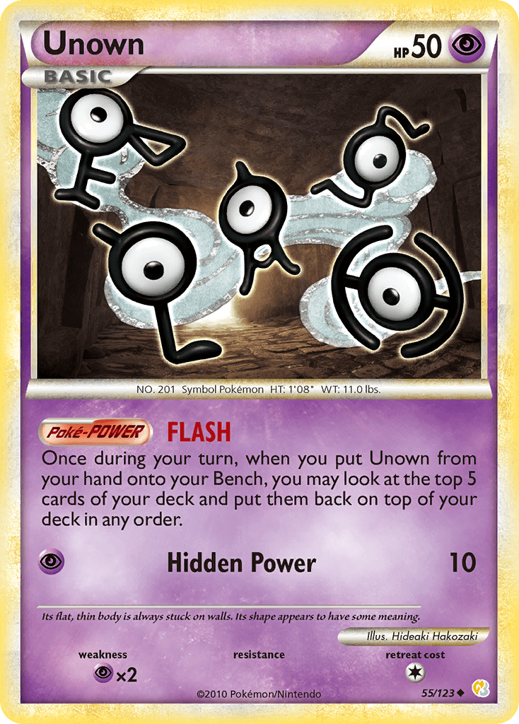 Unown Pokémon card