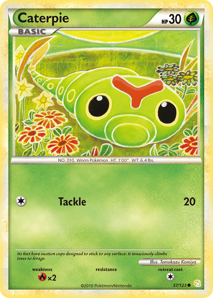 Caterpie Pokémon card