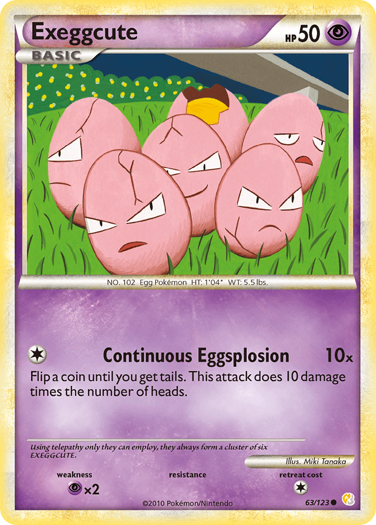 Exeggcute Pokémon card