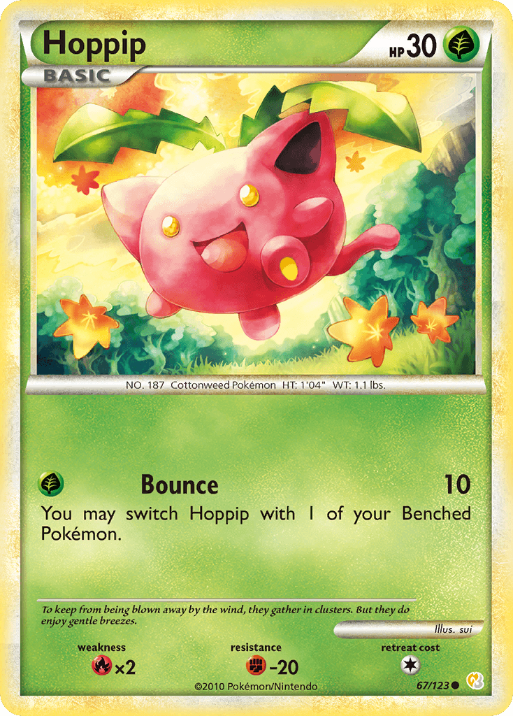 Hoppip Pokémon card