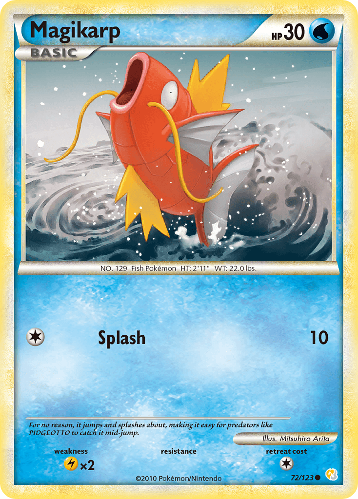 Magikarp Pokémon card