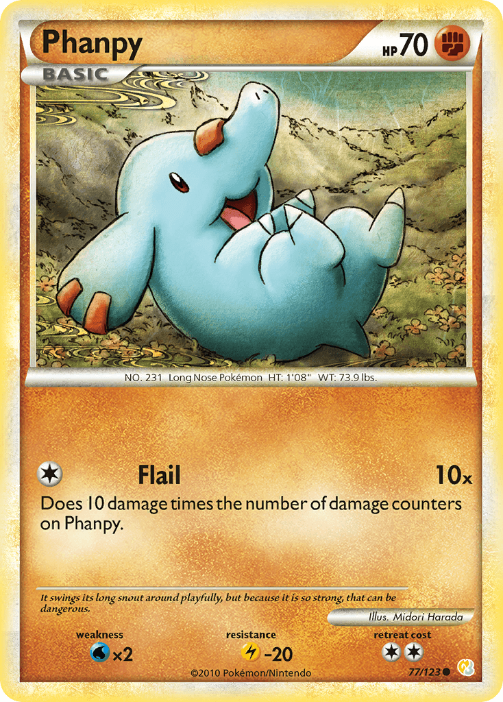 Phanpy Pokémon card