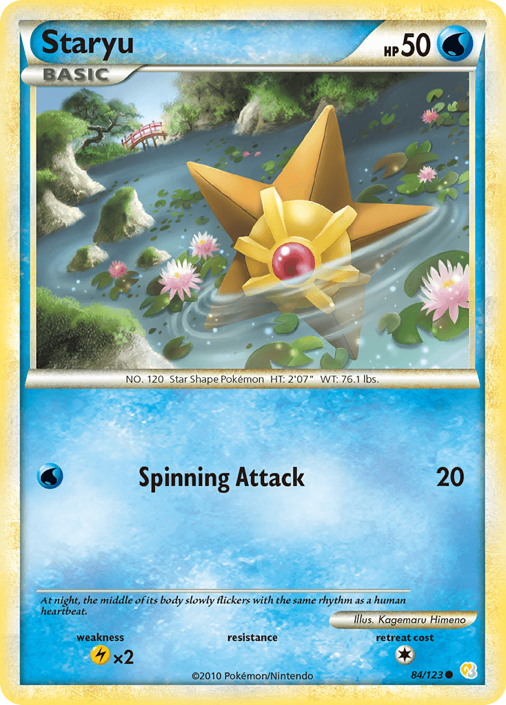 Staryu Pokémon card