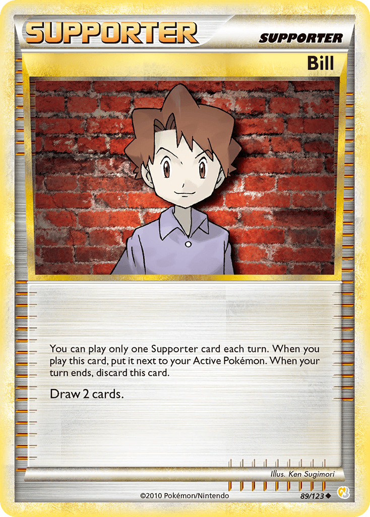 Bill Pokémon card