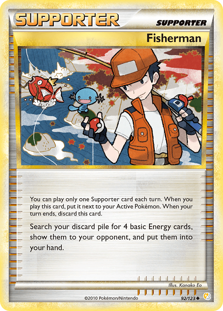 Fisherman Pokémon card