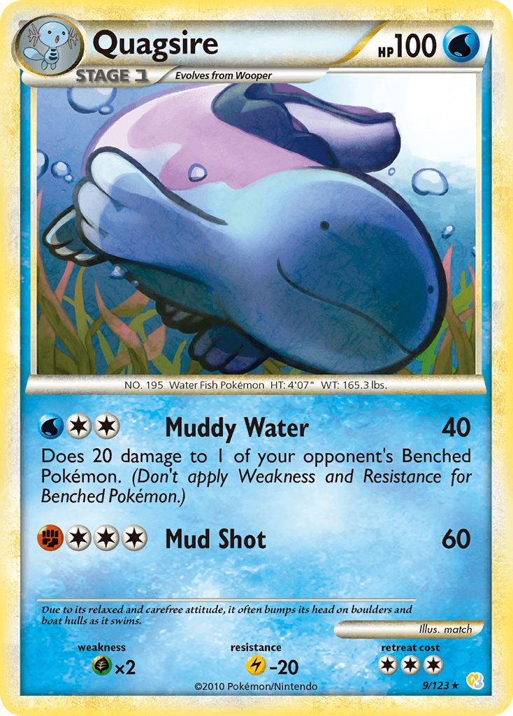 Quagsire Pokémon card