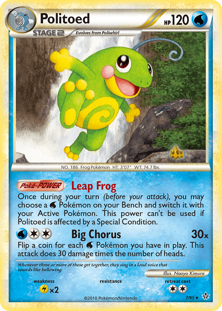 Politoed Pokémon card