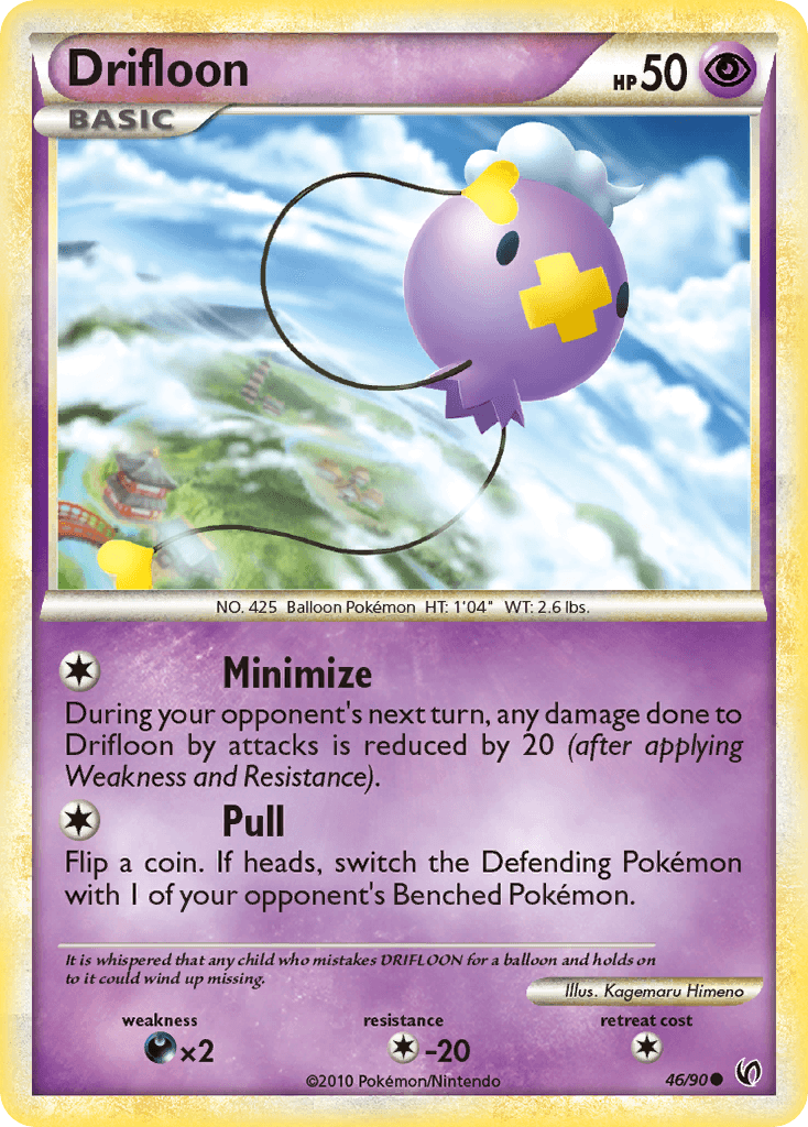 Drifloon Pokémon card