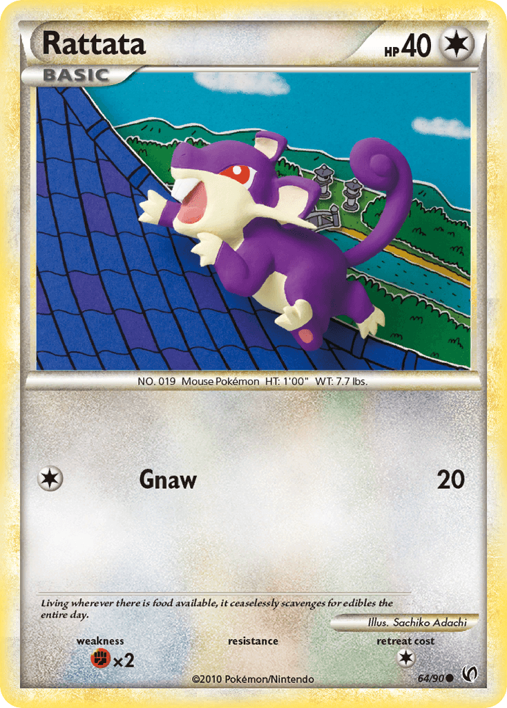 Rattata Pokémon card