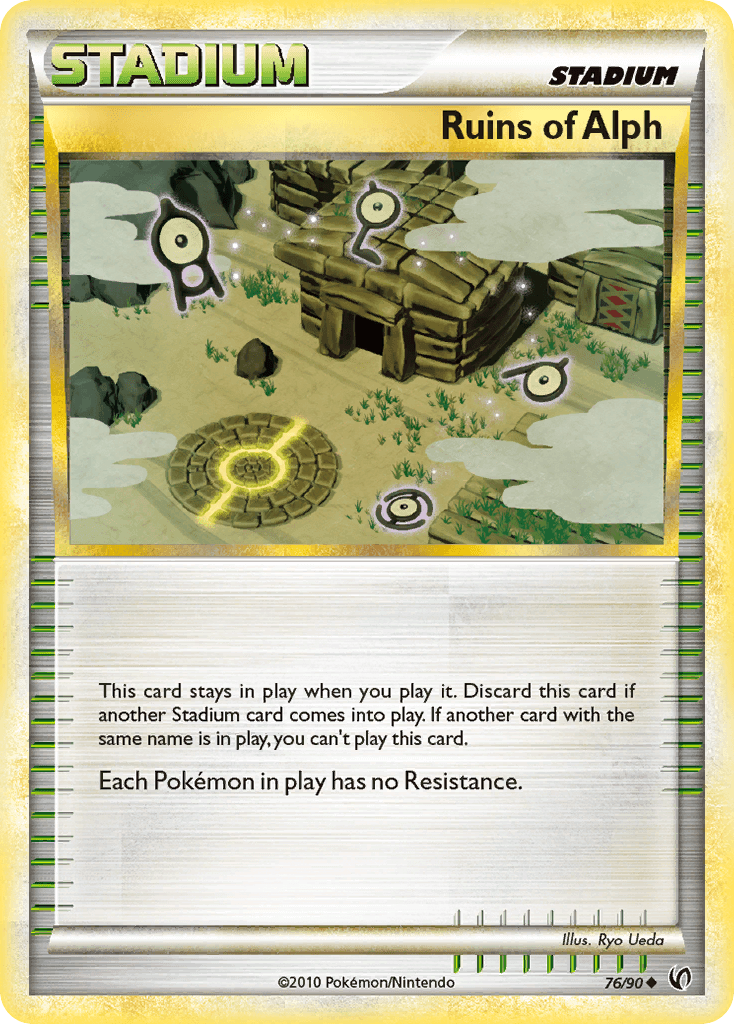 Ruins of Alph Pokémon card