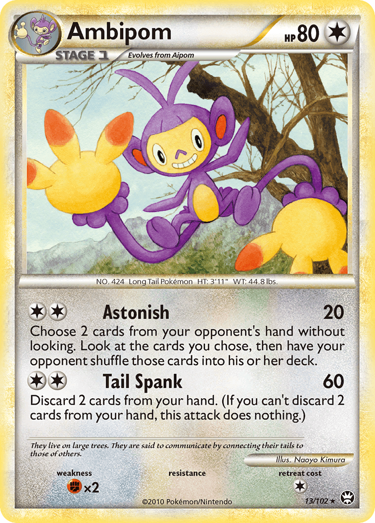 Ambipom Pokémon card
